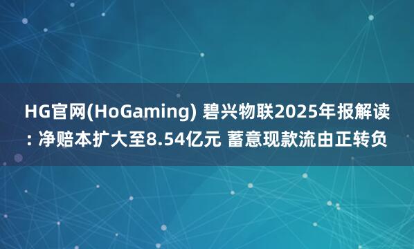 HG官网(HoGaming) 碧兴物联2025年报解读: 净赔本扩大至8.54亿元 蓄意现款流由正转负