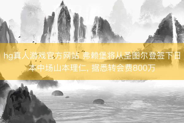 hg真人游戏官方网站 弗赖堡将从圣图尔登签下日本中场山本理仁， 据悉转会费800万